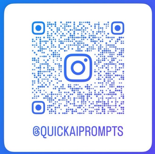 QR Code for QuickAIPrompts Instagram